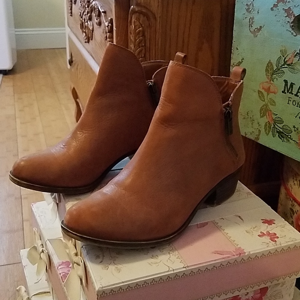 Lucky  brand leather booties